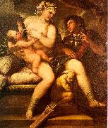  Luca  Giordano Venus, Cupid and Mars oil painting artist